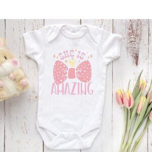 She is Amazing Onesie